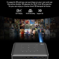 3D 4K 无线蓝牙家庭影院视频电影 P10 II 投影仪全高清 1080P DLP 智能安卓迷你 LED Wifi 投影仪