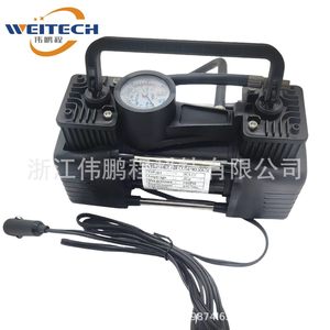 Weitech Dual Cylinder Air Compressor 12V Portable <b>Car</b> Tire Inflator For MPV And <b>Car</b> - Product Image 3