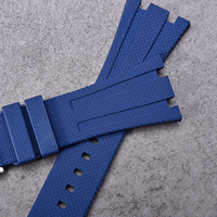 Bracelet en caoutchouc FKM texturé toile de voile Juelong Royal Pop avec boîtier en biocéramique pour montres de collaboration AP