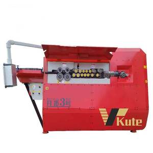 Machine de cintrage automatique CNC hydraulique pour barres d'armature, de fer à béton et de métal déformé, avec fonction de coupe de fil rond - Product Image 4