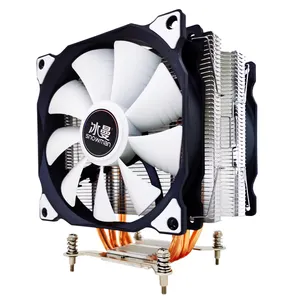 Snowman hiệu suất cao CPU Fan 4 ống dẫn nhiệt CPU Cooler cho chơi game PC đồng tản nhiệt cho trường hợp máy tính làm mát
