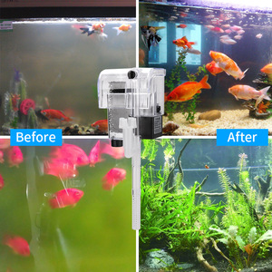 Zoutwater En Zoetwater <span class=keywords><strong>Aquarium</strong></span> Onderwater Opknoping Trickle Filter Filtro Aqurio Met UV-Licht Hangen Aan Filter - Product Image 5