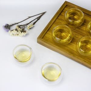 Tazza <span class=keywords><strong>da</strong></span> tè e piattino <span class=keywords><strong>da</strong></span> tè in <span class=keywords><strong>vetro</strong></span> resistente al calore <span class=keywords><strong>da</strong></span> 40ml a doppia parete <span class=keywords><strong>da</strong></span> 40ml - Product Image 4