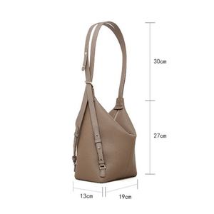 Design unico zaino in vera pelle Bolsos De Hombro De <span class=keywords><strong>Lujo</strong></span> borsa a tracolla morbida in vacchetta multifunzione da donna - Product Image 6