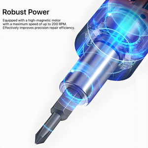 44 trong 1 Chrome kết thúc điện từ mini chính xác Screwdriver Set DIY điện thoại chuyên nghiệp công cụ sửa chữa Kit - Product Image 3