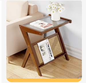 Tam giác Đầu Giường đôi gỗ <span class=keywords><strong>End</strong></span> Bảng kính gỗ cuối bảng - Product Image 5