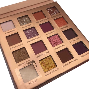 Nuevo 16 color brillo mate Plaza paleta de productos cosméticos de maquillaje sombra de ojos - Product Image 1
