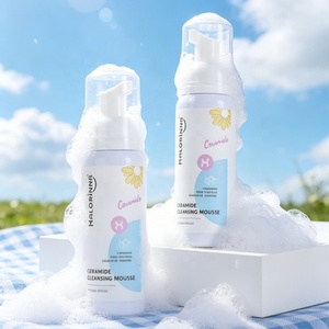 <span class=keywords><strong>Espuma</strong></span> <span class=keywords><strong>Limpiadora</strong></span> <span class=keywords><strong>con</strong></span> Ceramidas HALORINNA 100ml <span class=keywords><strong>con</strong></span> Ácido Hialurónico, <span class=keywords><strong>Espuma</strong></span> Hidratante para una Limpieza <span class=keywords><strong>Facial</strong></span> Profunda y Suave de los Poros - Product Image 2