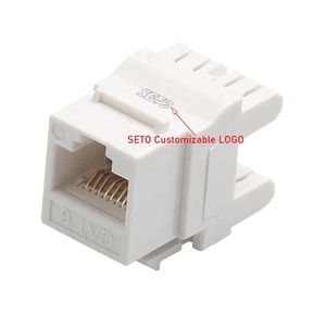 UTP Cat6 FTP STP nữ RJ45 Keystone Jack với danh bạ mạ vàng 100% flk vượt qua - Product Image 2