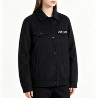 Blouson Bomber Décontracté en Daim pour Homme, Style Usine Personnalisé, Coupe Ample, Haute Qualité, Noir, Coupe-Vent, Veste de Printemps