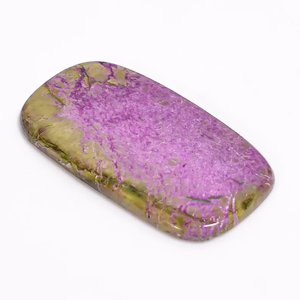 Piedras Preciosas Sueltas de Atlantisita Púrpura Natural de Primera Calidad, Corte Radiante, Cabujón de 31.5 Quilates, 41X22X4 mm, Pulido - Product Image 3