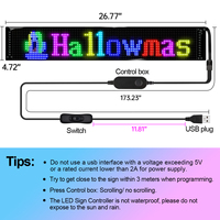 Premium LED Matrix Panel mit High Image Klarheit LED Schilder Led Auto Schild Flexible LED RGB Display DIY