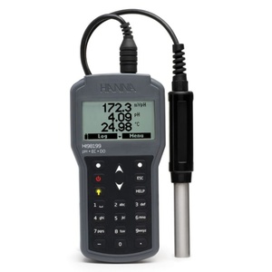 Medidor Portátil Multiparamétrico de PH/EC/DO a Prueba de Agua HANNA - HI98199 - Product Image 1
