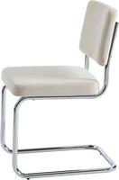 Chaise de salle à manger en velours côtelé avec pieds en métal chromé, design moderne, pour la maison, le salon, vente en gros, mobilier de salle à manger simple