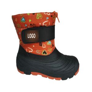 Filles décontracté coton rembourré chaud bambin neige anti-dérapant imperméable semelle en caoutchouc les meilleures bottes de neige d'<span class=keywords><strong>hiver</strong></span> pour enfants pour les enfants - Product Image 6