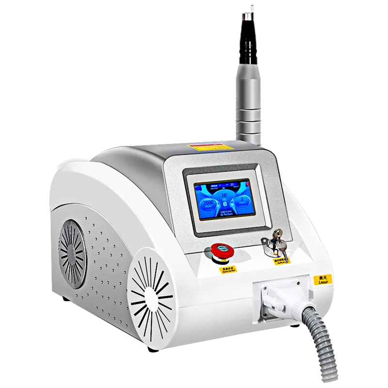 Portable picosecond freckle removal and rejuvenation tattoo removal machine