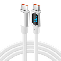 Kabel Pengisian Daya Super Cepat JYD C790 Universal 66W C-C, Kabel Data Tipe-C ke Tipe-C untuk Android dan iOS
