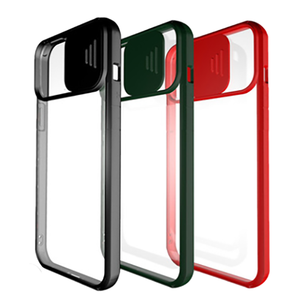 Fenêtre coulissante acrylique + coque de téléphone portable TPU conception de curseur lentille résistante aux rayures PC dur pour Samsung Galaxy <span class=keywords><strong>A12</strong></span> A32 <span class=keywords><strong>A52</strong></span> - Product Image 3