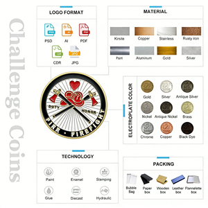 Monete Commemorative Personalizzate 3D in Rilievo, Accettiamo OEM, con Bordo Colorato Opaco - Product Image 4