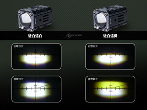 AJ LIGHT DESINGN, fabricante de Taiwán, 12W, luz de carretera, Mini luz antiniebla, luz de conducción de motocicleta, para actualización - Product Image 3