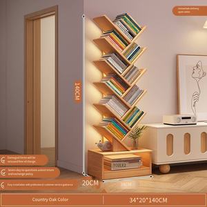 Libreria Piccola a Forma di Albero <span class=keywords><strong>da</strong></span> Soggiorno, <span class=keywords><strong>Mobile</strong></span> Contenitore <span class=keywords><strong>da</strong></span> Parete per Spazi Ristretti - Product Image 5