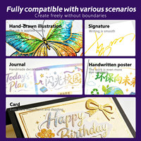 Stylos à paillettes DIY, marqueurs de peinture, stylos à peinture acrylique à dégradé de couleurs, marqueurs d'art à paillettes métalliques multicolores