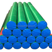 Rouleau de bâche en PE robuste de 180 g/m² vert pour la construction