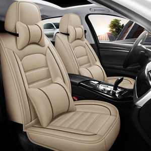 Fundas de <span class=keywords><strong>Asiento</strong></span> de <span class=keywords><strong>Coche</strong></span> Universales de PVC, Económicas, Protectoras, Completas, Impermeables, de Poliuretano, Color Negro y Rojo, para Mico Corolla Camry - Product Image 3