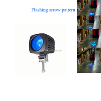 Logo personnalisé OEM 27W 10-80V DC, Led de sécurité pour chariot élévateur, vert, rouge, flèche, stroboscope bleu, lumière d'avertissement de flèche, livraison gratuite