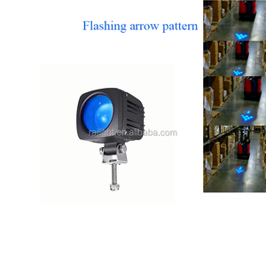 OEM מותאם אישית לוגו 27W 10-80V DC Led בטיחות מלגזה אור ירוק אדום פלאש חץ כחול Strobe חץ אזהרת אור - Product Image 5