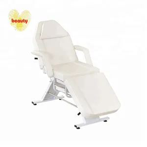 Mesa de masaje Facial portátil, cama blanca de belleza para salón de belleza, muebles