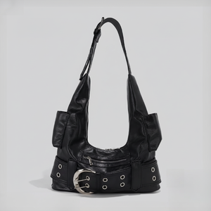 Bolso de ante marrón chocolate hecho a mano en piel italiana con estampado y logotipo personalizados, bolso de hombro de lujo. - Product Image 1