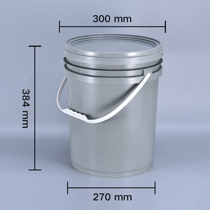 20 Liter Container 20 Litre Plastic Bucket UMETASS 20 Liter Plastic Liquid Chemical Paint Bucket With Sealing Lid Handle Packing Container