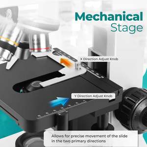 <span class=keywords><strong>Microscope</strong></span> à XSZ-107BN biologique optique de haute qualité avec tête binoculaire utilisé dans l'enseignement scolaire et la recherche en laboratoire - Product Image 4