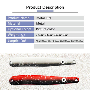 Señuelo de Pesca Artificial Alpha 5 Colores, Cebo Duro, Colorido, con Logotipo Personalizado, Hundimiento, Latón/Hierro/Acero, Señuelos de Pesca de Río - Product Image 2