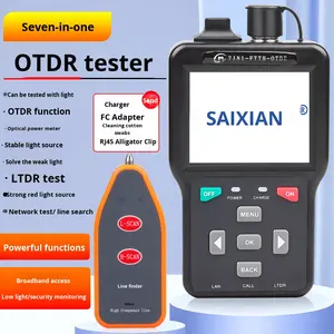 Mini OTDR Fibra Óptica Tester FC & SC Conector Tipo Usado Network <span class=keywords><strong>Cable</strong></span> Tester Linha Rastreador Breakpoint <span class=keywords><strong>Locator</strong></span> com OTTR Característica - Product Image 4
