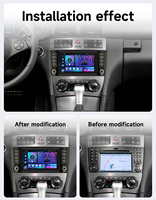 Radio para Auto Android de 7 Pulgadas BQCC, Octa DSP 32EQ, 4G, GPS, WIFI, Carplay, Android Auto, Reproductor para Auto para Mercedes Benz Clase C W203 2004-2007