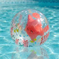 Usine de jouets gonflables pour piscine d'eau Ballon de plage bon marché en PVC personnalisé amusant gonflable 3D animal étoile de mer conception OEM