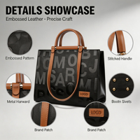 Sac fourre-tout gaufré grande capacité personnalisé en gros avec faible quantité minimale de commande, nouveau sac à main de luxe 2026, sac à bandoulière pour femme