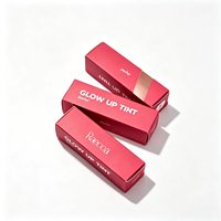 Boîte en carton personnalisée écologique pour rouge à lèvres mat, emballage cosmétique rectangulaire long avec logo en relief pour tube de gloss à lèvres