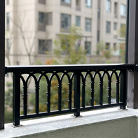 Système de terrasse moderne intérieur/extérieur en alliage d'aluminium, garde-corps de balcon et d'escalier, installation facile, étanche, pour villa et appartement, garantie 2 ans