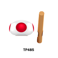 TP1059 Oyun Çizgi Film Mario Prenses Peach Yoshi Luigi Mini Yapım Bloğu Figürü ABS Plastik Çocuk Eğitici Oyuncaklar Hediye