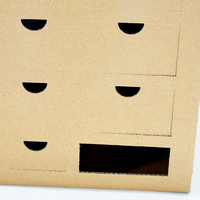 Cajas de Envío Personalizadas de Cartón Reciclado Ecológico con Impresión a Cuatro Colores y Estampado en Caliente para Logotipos
