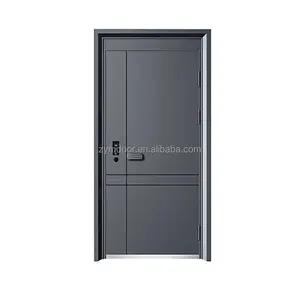 Factory Direct Supplier Waterproof Security Doors Exterior Steel Metal Doors For Shop
