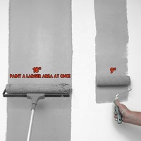 Funda de rodillo de 18 pulgadas para pintura de suelo y pared, cubierta de rodillo de pintura de microfibra y poliéster