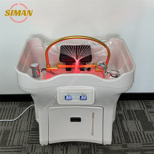 Siman Professional Hair Washing Head Terapia de agua circulante White Portable Shampoo Sink para Salon <span class=keywords><strong>Spa</strong></span> con precio barato - Product Image 2