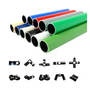 Mejor precio Industrial OD 28 mm diámetro PE recubierto tubo Flexible acero magro tubo/tubo junta para fábrica