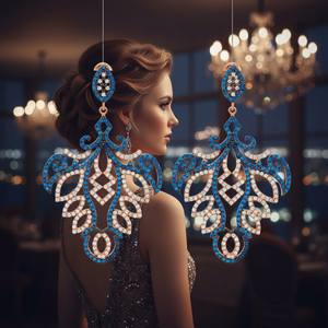 Boucles d'oreilles fait à la main pour femmes, 925 argent Sterling, Design élégant, lustre, bijoux, vente en gros - Product Image 3