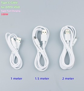 สายชาร์จเร็ว SuperVOOC 100W 67W แบบ Type C สำหรับ OPPO Vivo รองรับการชาร์จเร็วและซิงค์ข้อมูล พร้อมชิป IC ความยาว 1 ม. 1.5 ม. 2 ม. สำหรับ Oneplus วัสดุ PVC - Product Image 3