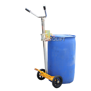 SINOLIFT DE450A Eagle Grip Small Portable Hand <strong>Drum</strong> Truck with Big Rubber <strong>Tyre</strong> - Product Image 4